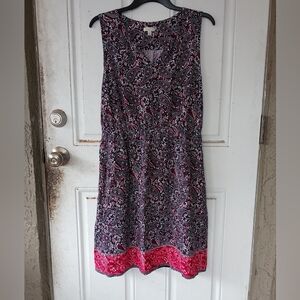 Talbots Dress size 10P bandana print
